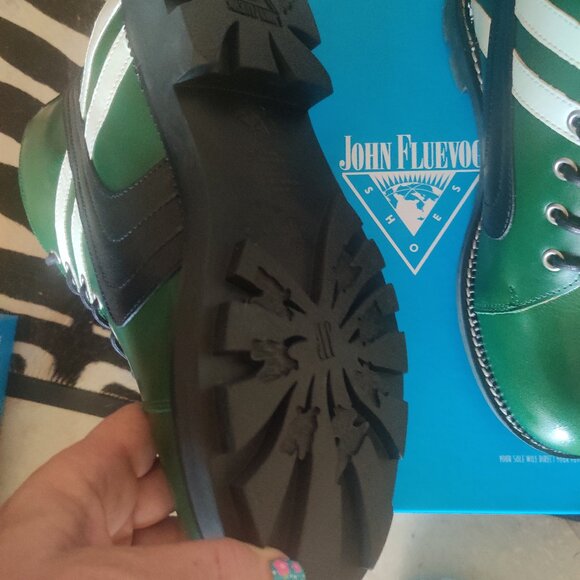 John Fluevog Whitty style boots size 11.5W 9.5M New - Picture 4 of 4